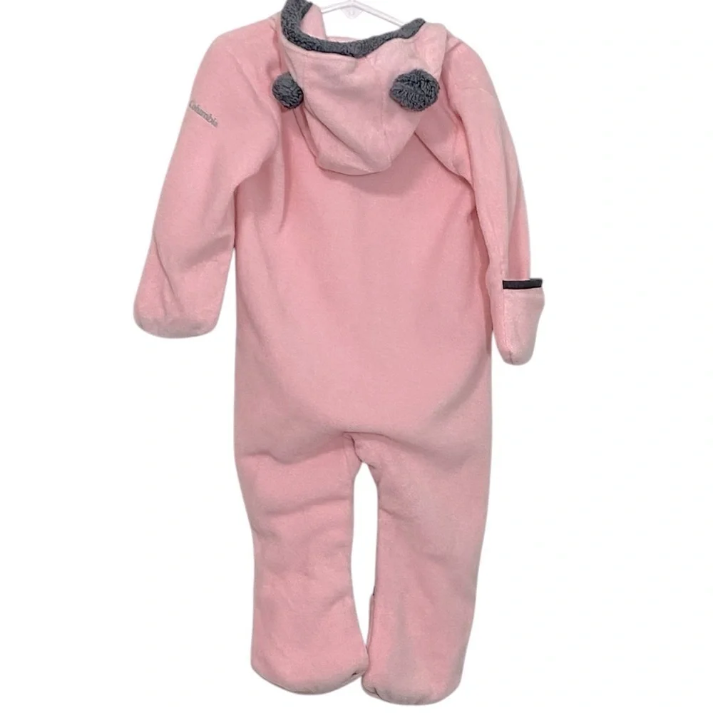 COLUMBIA - BRIGHT PINK & GRAY TODDLER BABY WESTERN BARLOW BUNTING - ONE PIECE B4